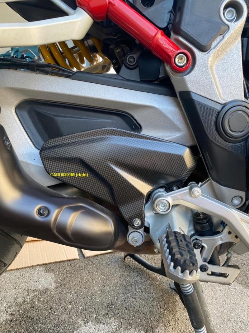 Paratacchi Dx/Sx Opaco per Ducati NeroA1